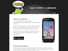 Tablet Screenshot of picsaypro.com